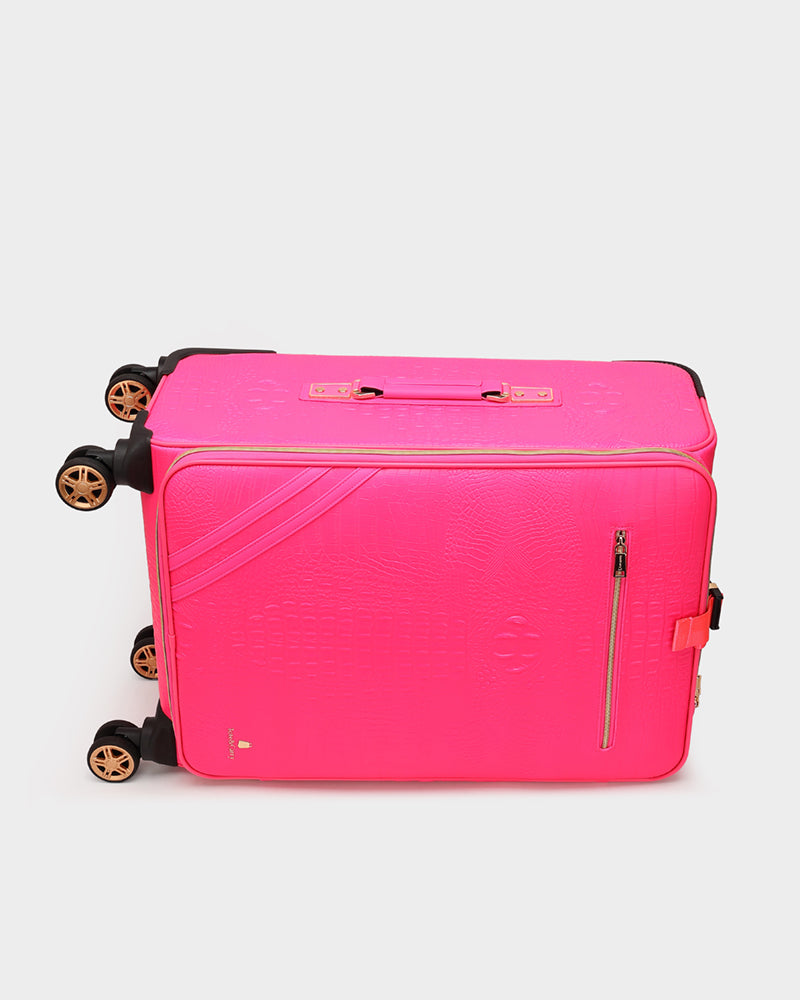 Apollo 2 Suitcase 2 Piece Set in Neon Pink
