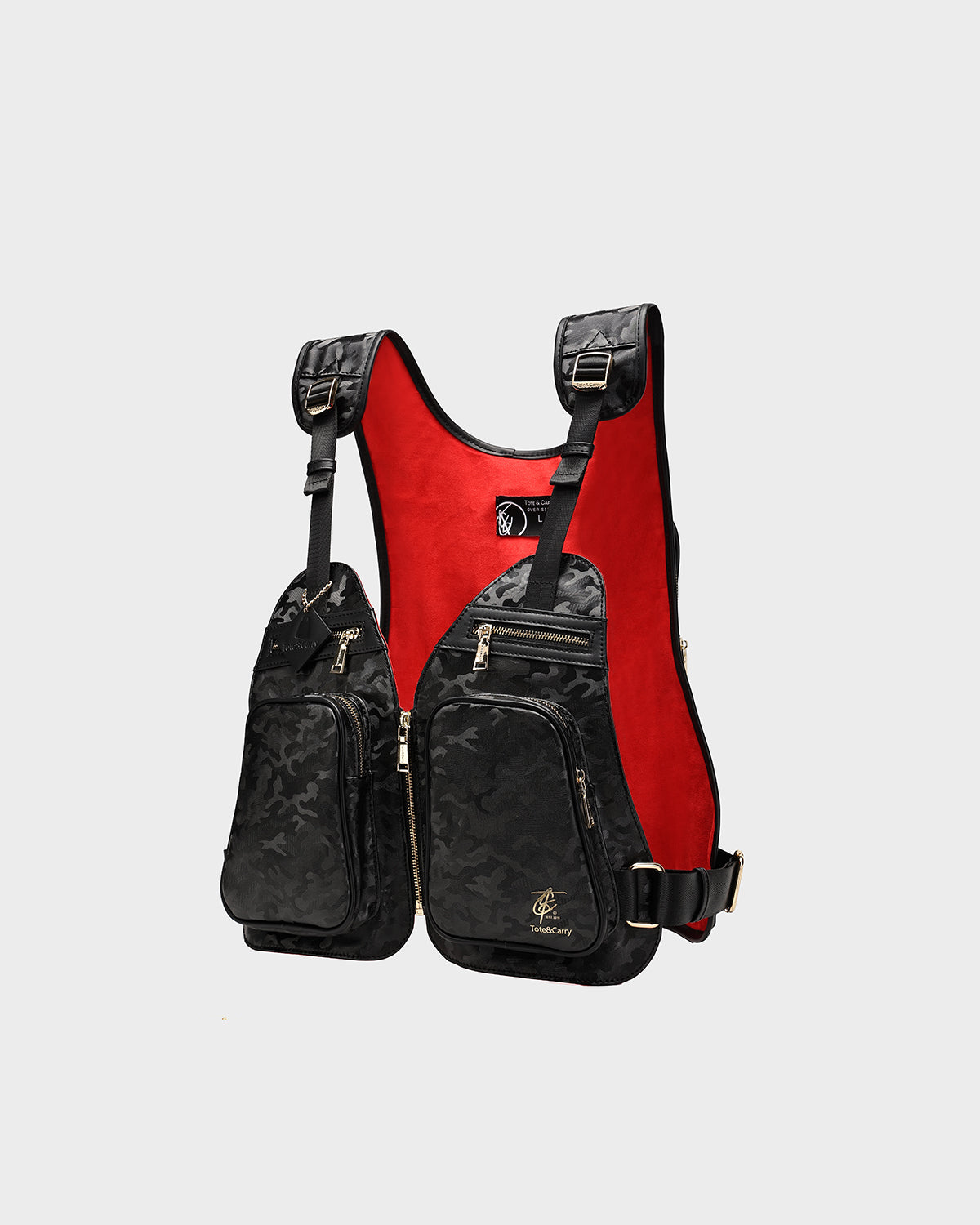 Gridlock Tactical Vest in Black Camo