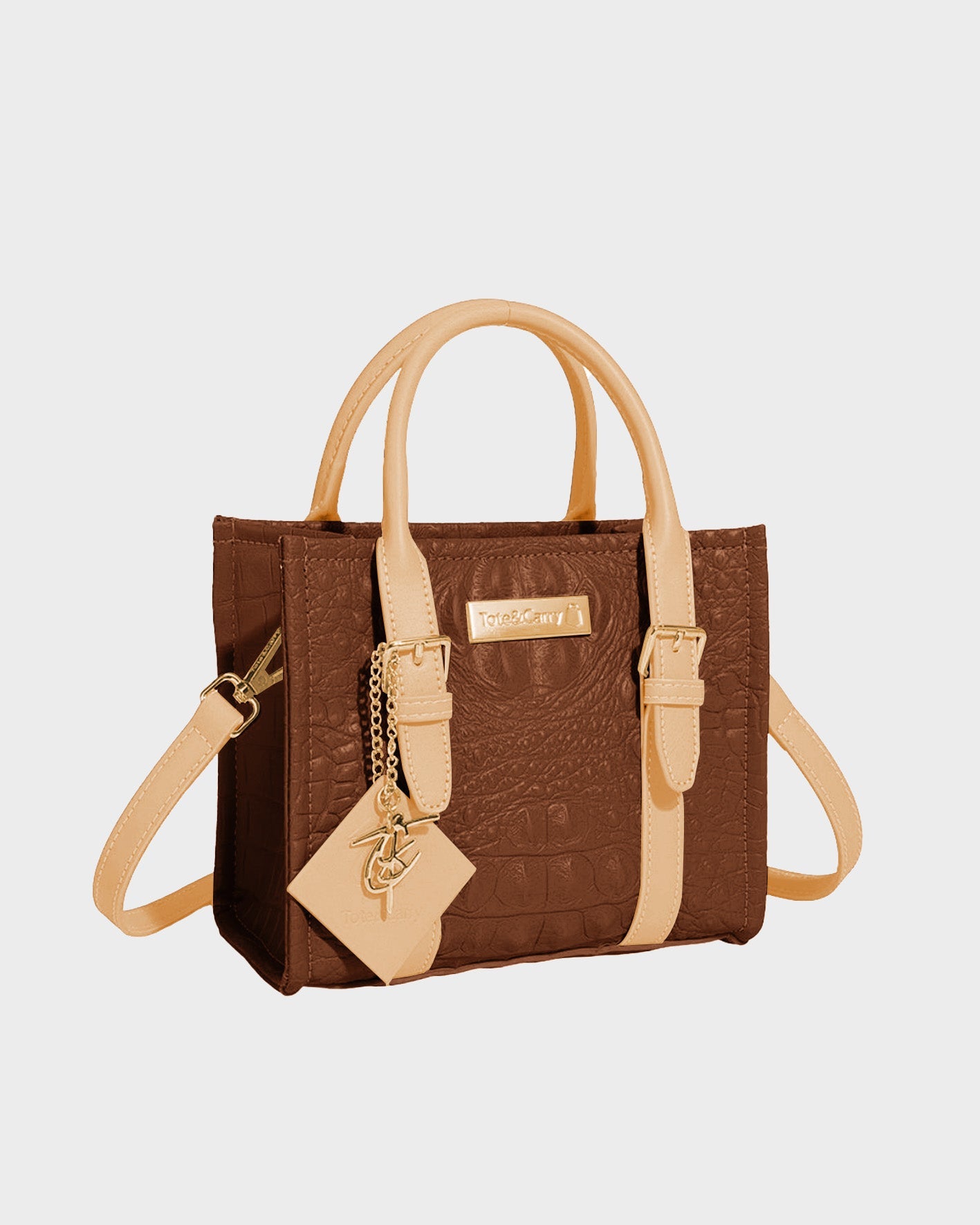 Apollo 2 Mini Tote Bag in Beige