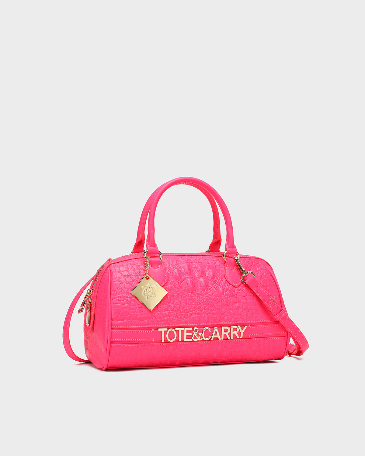Couture Italy Purse in Neon Pink