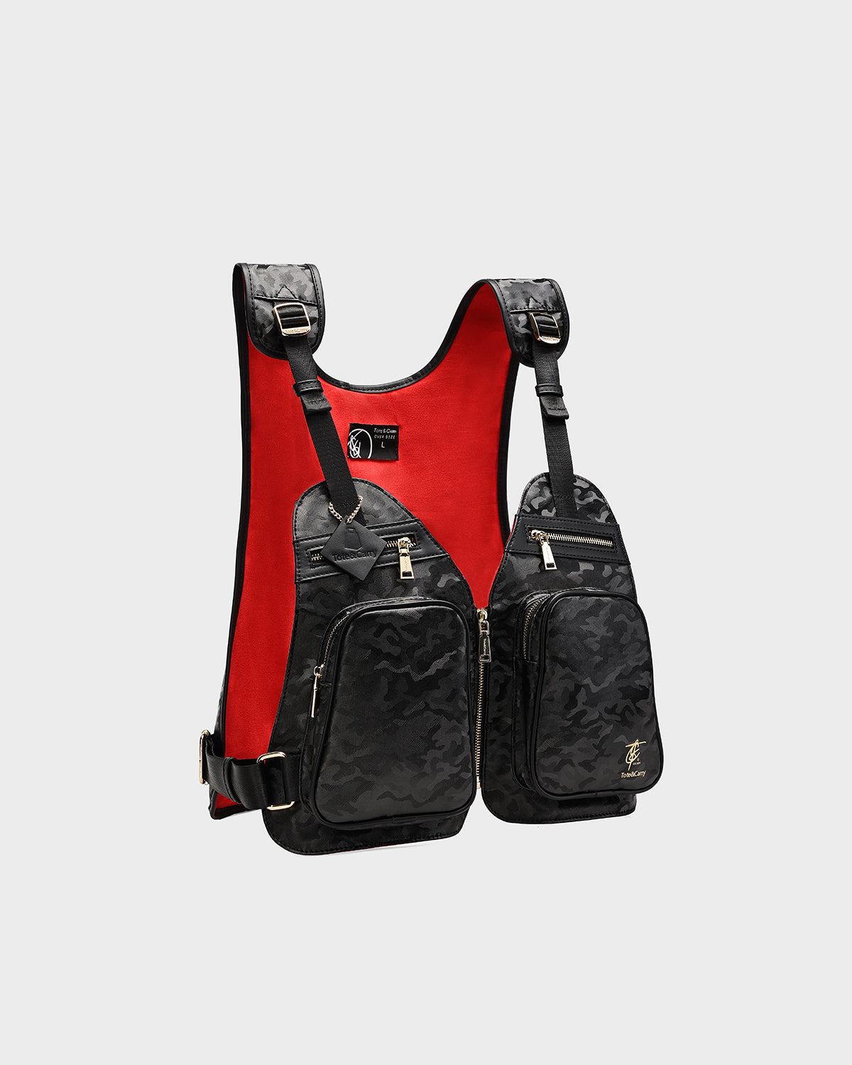Gridlock Tactical Vest in Black Camo