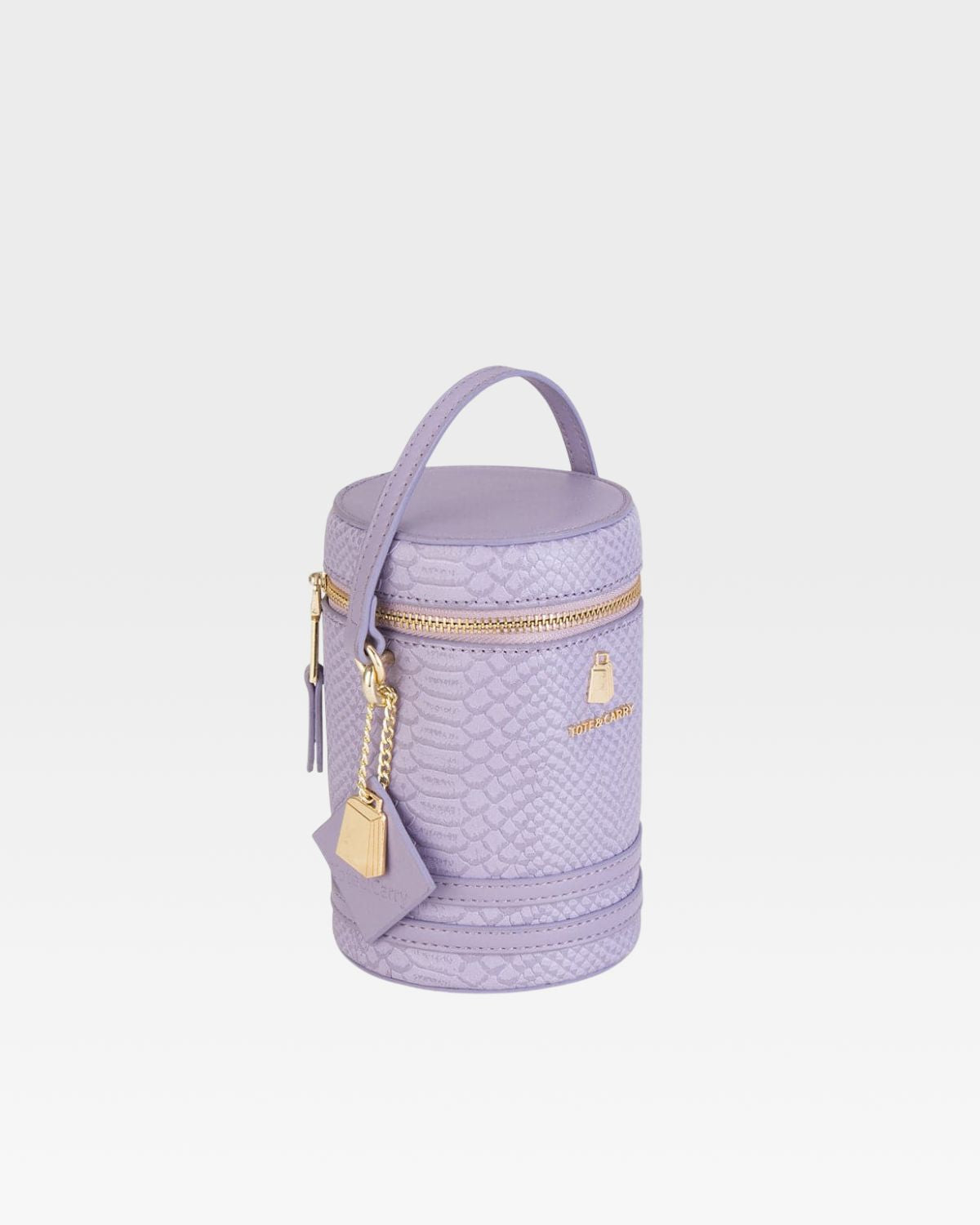 Mini Barrel Purse in Lavender