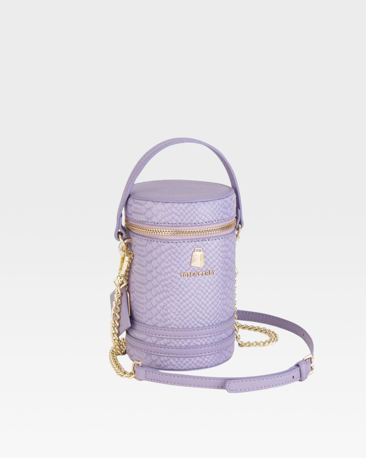 Mini Barrel Purse in Lavender